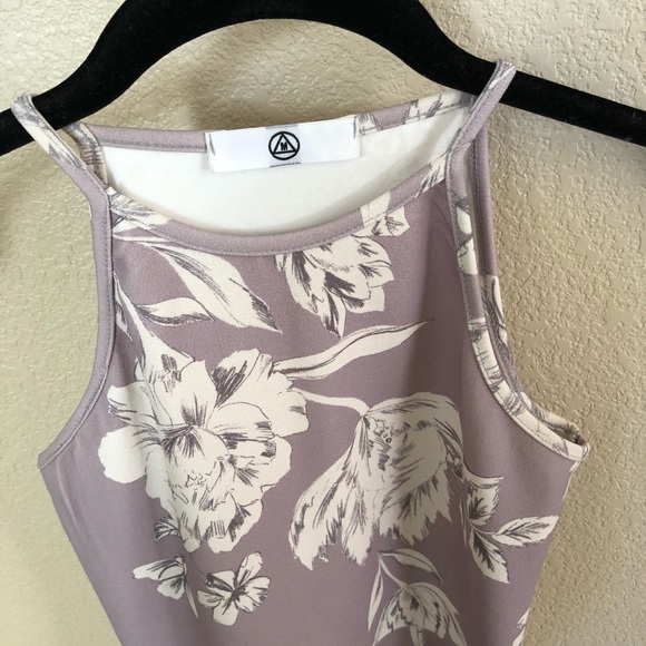 Missguided Lavender Crepe Bodycon Dress - Picture 6 of 6